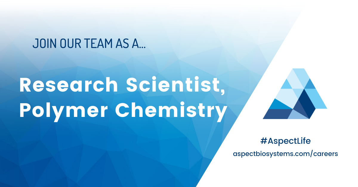 [HIRING]: Research Scientist, Polymer Chemistry